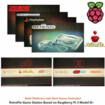 TAPDRA Raspberry Pi 3 Model B+ (B Plus) Arcade Cabinet Machine Video Game Console Complete Full Kit RetroPie Emulation… - Imagen 6