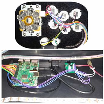 TAPDRA Raspberry Pi 3 Model B+ (B Plus) Arcade Cabinet Machine Video Game Console Complete Full Kit RetroPie Emulation… - Imagen 7