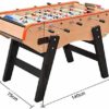 ZY Futbolín, Juegos de Mesa de futbolín, fútbol de Mesa de Juegos, Mesa de futbolín clásico con 2 Puntuación Unidades 2… - Imagen 3